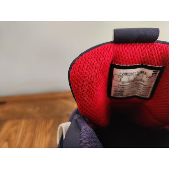 RARE Fila 95 Grant Hill 1 OG Navy Blue White Red 1VB90071-464 Size 8 EUC - Picture 3 of 12